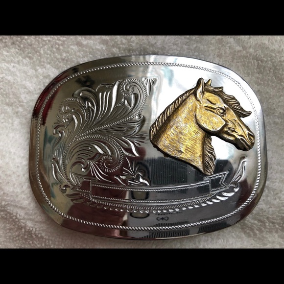 Vintage Western Style Belt Buckle - Picture 1 of 4